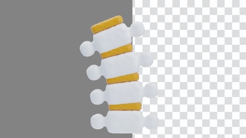 3D Animation of Physical Injury Impact | Alpha Channel