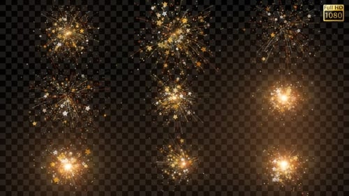 Particle Burst Christmas Theme