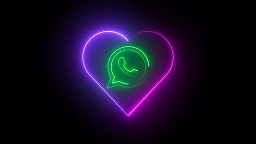 Whatsapp Neon Icon