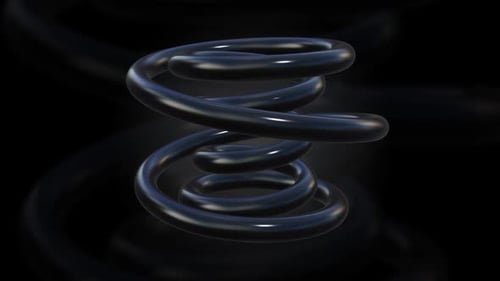 Black Spiral Background