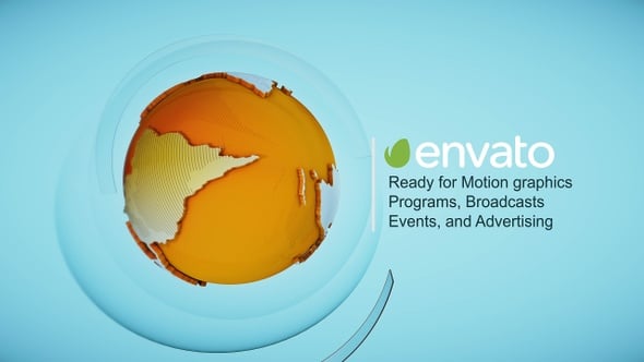 News Globe Rotating V.1, Backgrounds Motion Graphics ft. data & globe ...