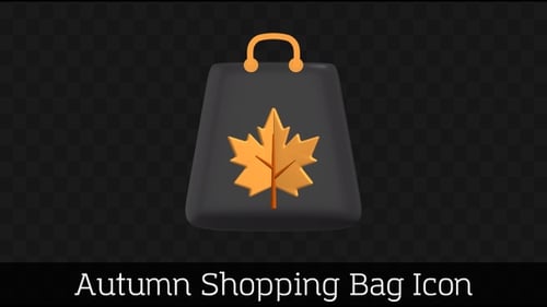 Autumn Shopping Bag Icon | Autumn Icon | Autumn