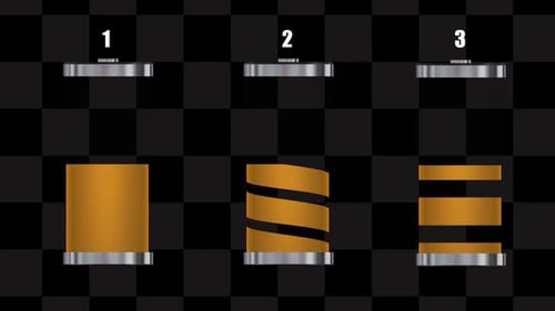 Animated Battery Charge Progress Indicators Pack