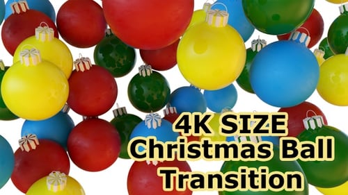 Falling Christmas Ornaments Reveal Transition