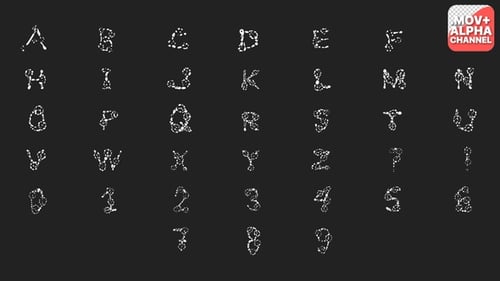 Handgezeichnetes animiertes Alphabet | Bewegte Grafiken
