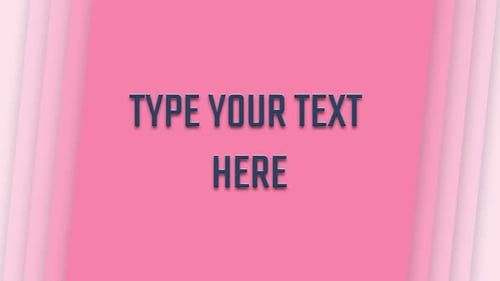 Minimalist Animated Title with Color Change