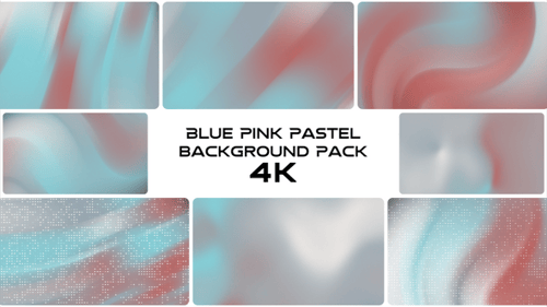 Abstract Fluid Pastel Background Pack with Dot Grid Overlays