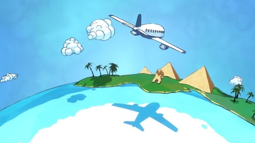 Animated Cartoon Globe with World Famous Landmarks