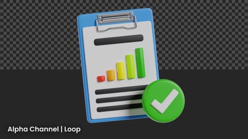 3D Task Completion Animation | Alpha Loop