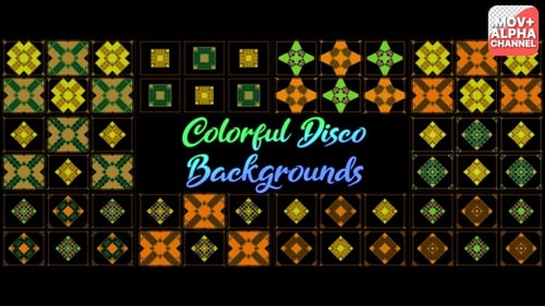 Abstract Geometric Pattern Animation Backgrounds Collection