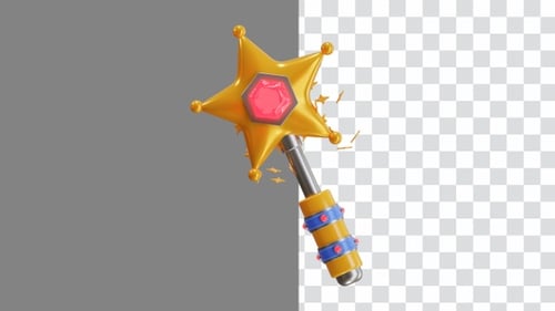 3D Animation of Sky Star Scepter
