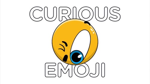 Cute Cartoon Eye Roll Emoji Animation