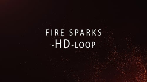 Glowing Particle Embers Seamless Loop Background