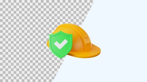 Construction Insurance 3D Animation | Alpha Channel