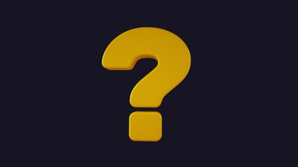 Animated Bouncing 3D Question Mark Icon, Elements Motion Graphics ft ...