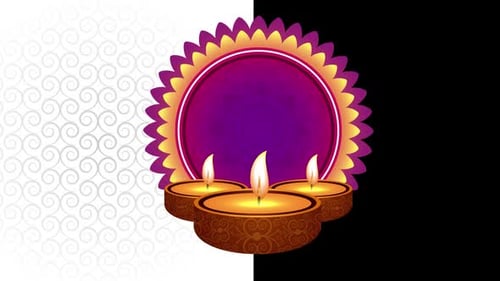 Joyeux festival des lampes à huile de Diwali Diya