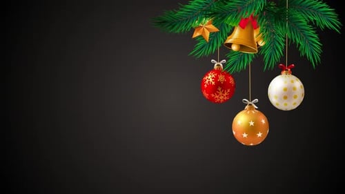 Realistic Christmas Background