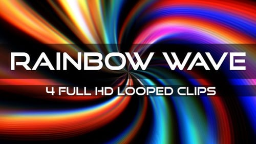 Rainbow Wave VJ Loop