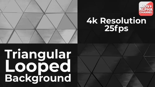 Triangular Looped Background | Motion Graphics Pack