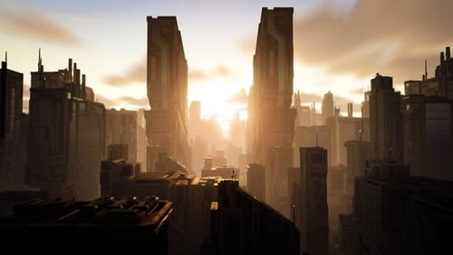 FUTURISTIC SCI FI CITY