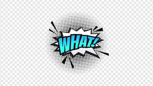 Was für eine Comic-Pop-Art-Alpha