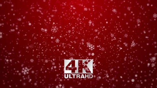 Winter Snowflake 4k Red Background