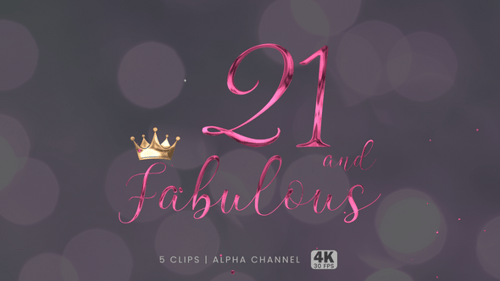 21 And Fabulous Text Animation