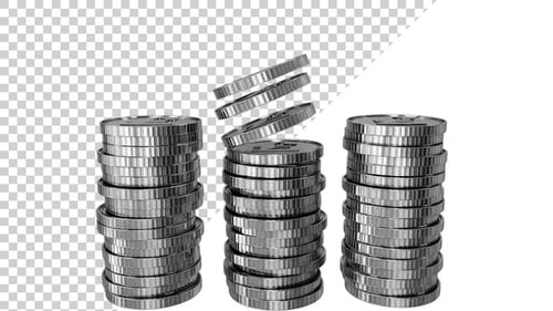 Tour de pièces en argent Lira V7