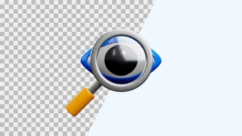 Investigation 3D Icon Animation | Alpha Channel