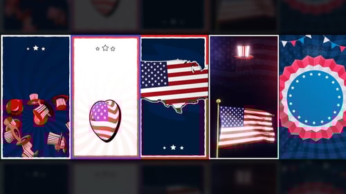 4th Of July Backgrounds Pack