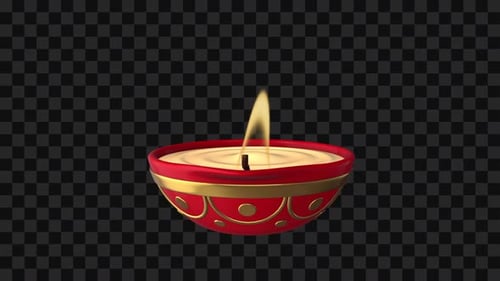 Diya festive — Boucle décorative du festival de Diwali