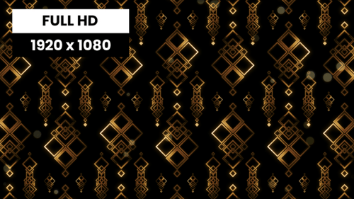 Loop dourado Art Déco 04 VJ