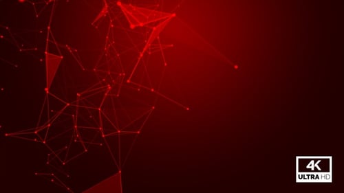 Fondo de plexo rojo en bucle V9