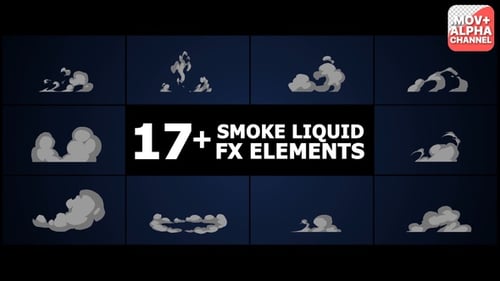 Dynamic Animated FX Elements for Video Transitions and Reveals