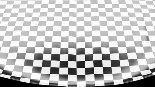 Animated Checkerboard Pattern Unfolding Transition