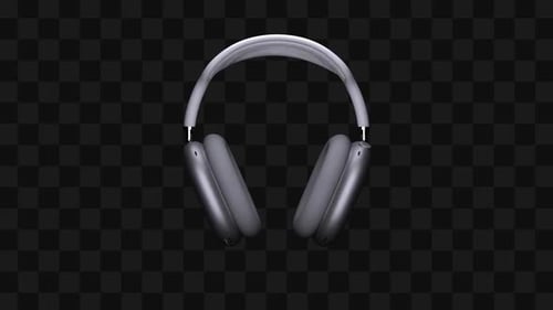 Fone de ouvido em loop no canal alfa