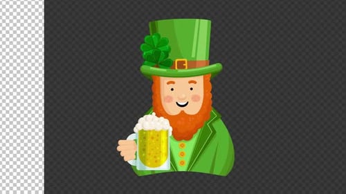 St Patricks Day Celebration Alpha Looped