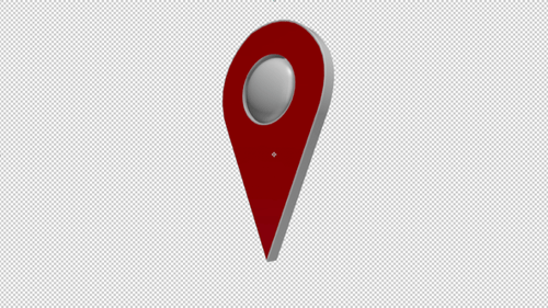 3D Map Location Icon Animation Loop