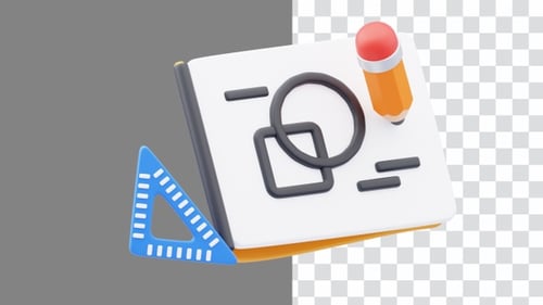 3D Animation of Sketching Increases Creativity | Alpha Channel