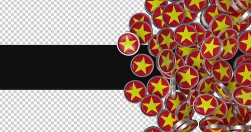 3D Falling Star Medals Transition