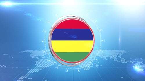 Futuristic Circular Metallic Reveal Broadcast Opener