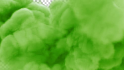Green Color Smoke Implosion V2
