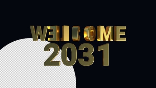 Welcome 2031 Gold Loop 3D Alpha