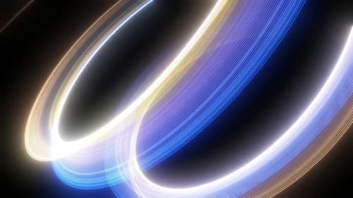 Dynamic Glowing Abstract Swirls Background Animation