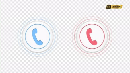 Phone Calling Animation Incoming Call Pack 4K