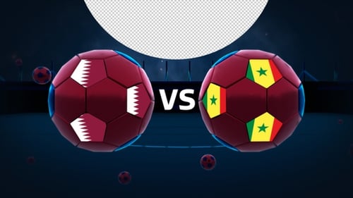Qatar Vs Senegal Football Vs Card