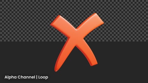 Falsche 3D-Symbolanimation | Alpha Loop