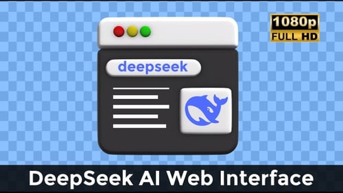Animated 3D Search Browser App Icon