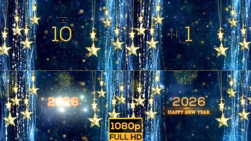 Wünsche für 2026 Frohes Neues Jahr mit Countdown V2