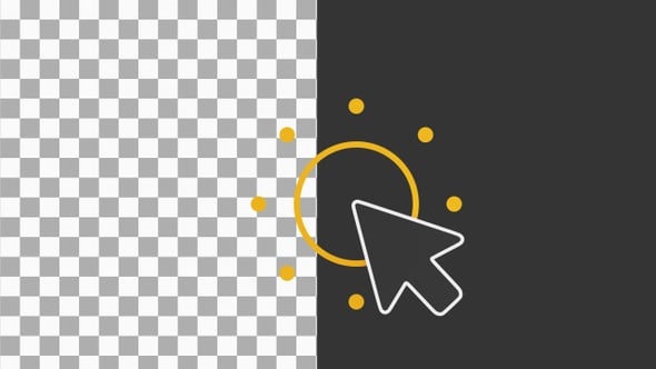 3D Animation of Mouse click animation | Alpha Channel, Elements Motion ...